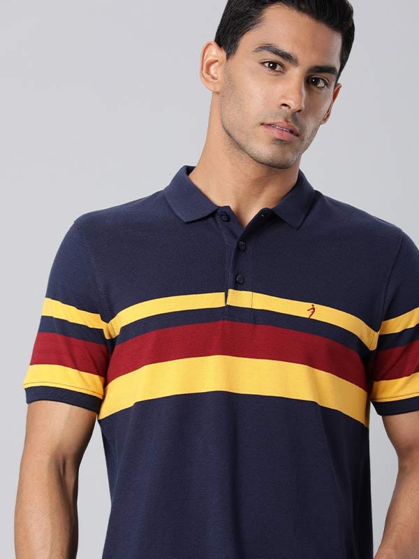Online Striped Polo T-Shirt